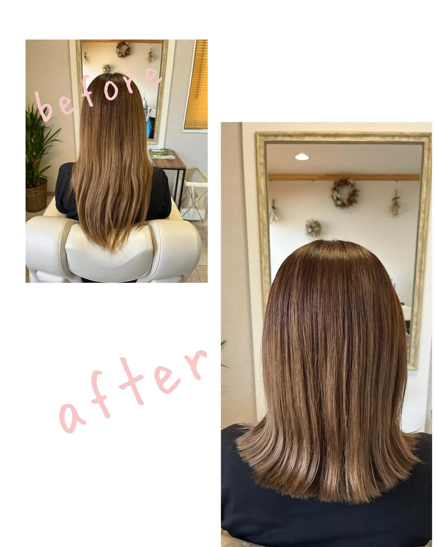 バッサリと✂︎cut