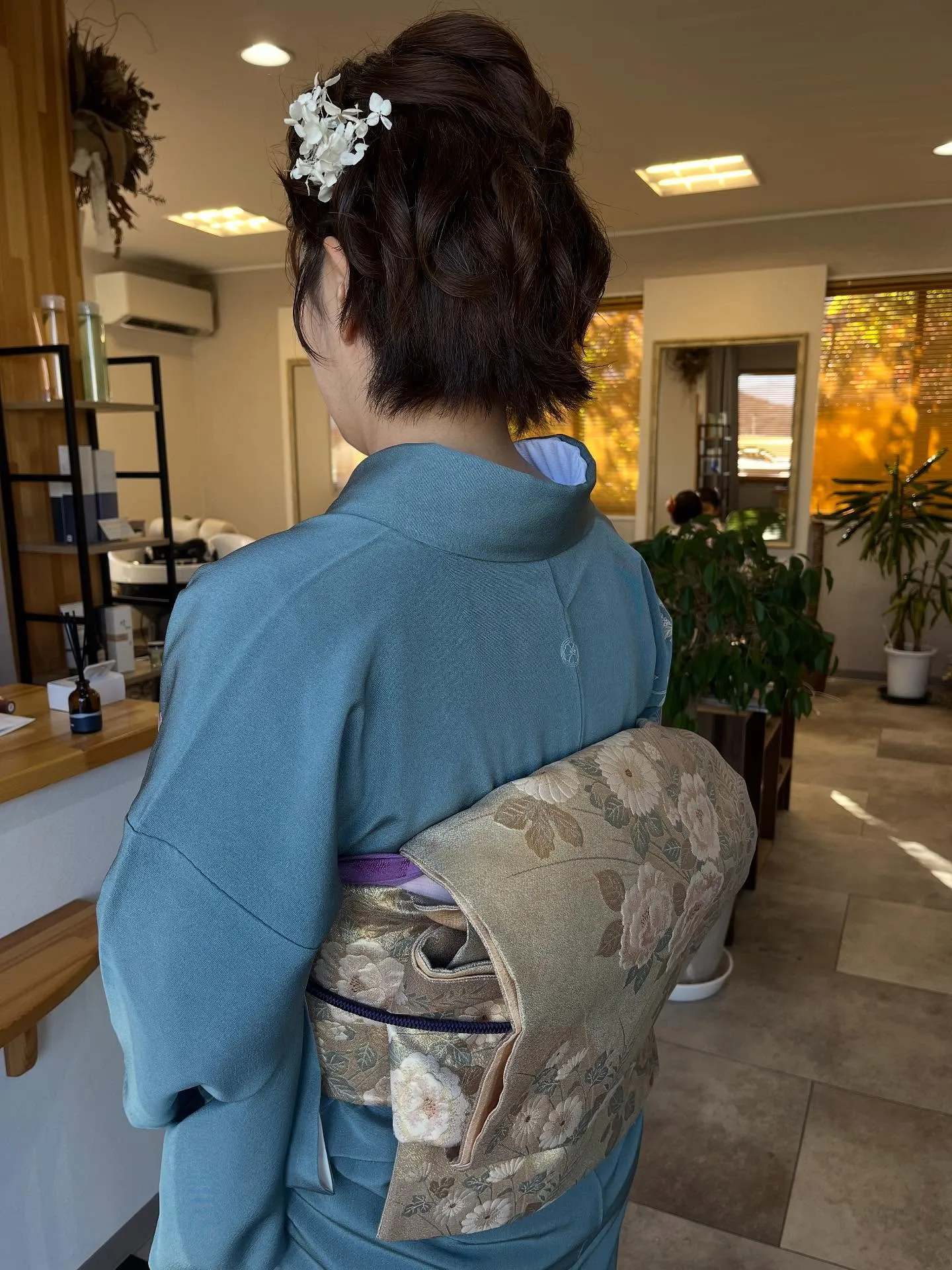 本日は七五三のお母様のお支度させて頂きました。