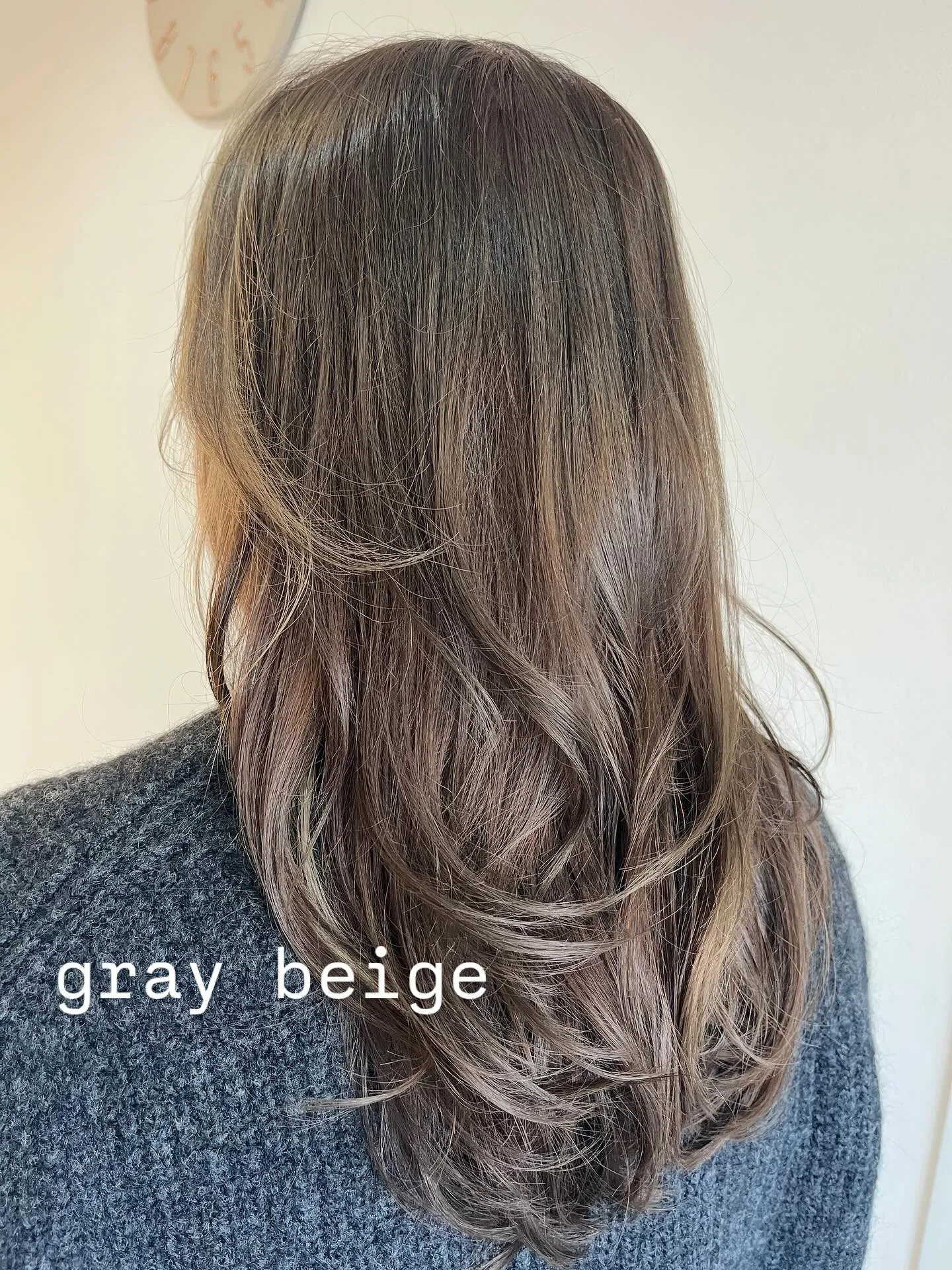 フェイスフレーミングをミルクティーベージュにその他はオレンジ...