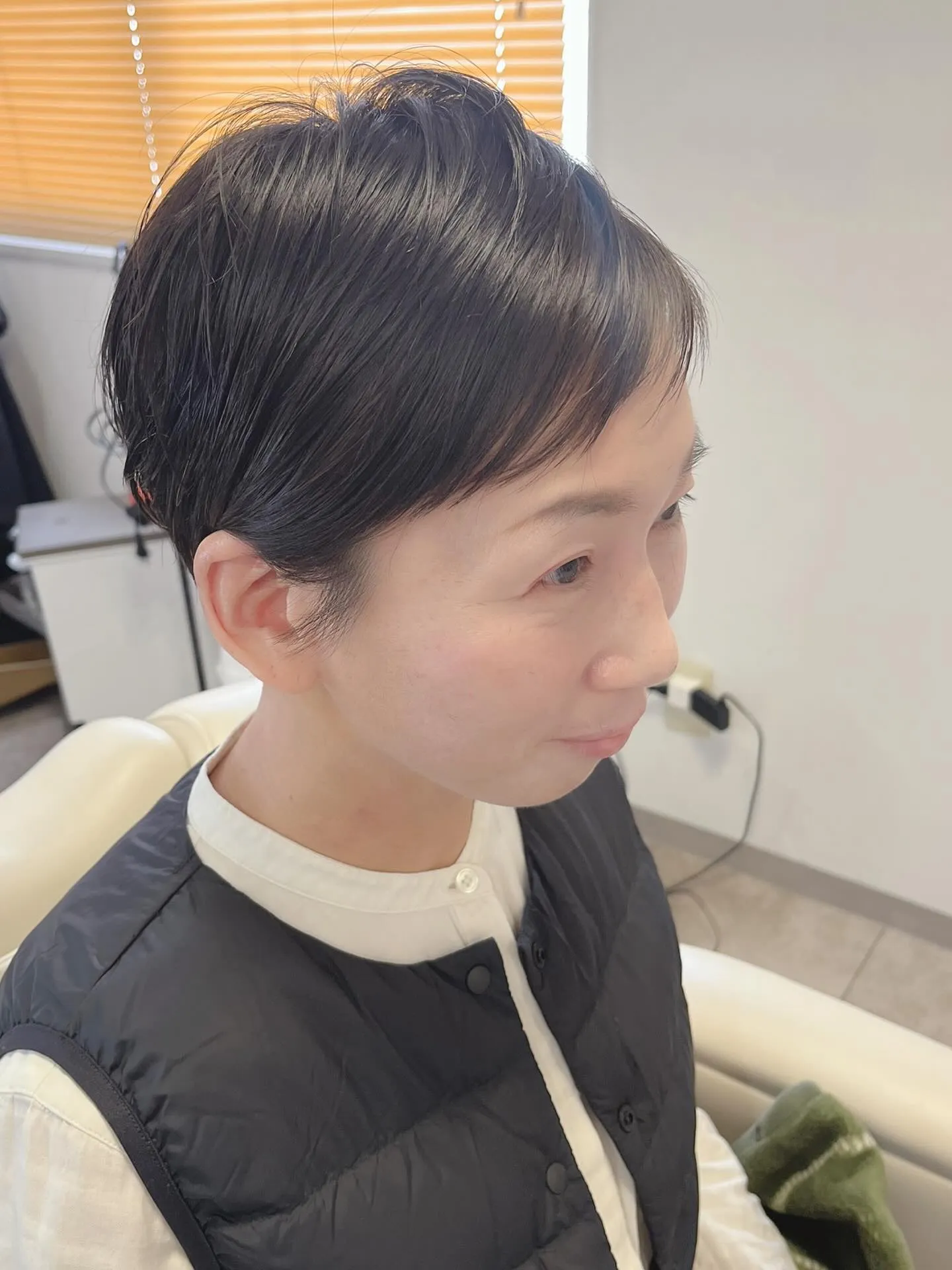 短いショートヘアがとってもお似合い🫶